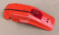 Plastique, garde boue arrière UFO Flash Red Honda XR250R à partir de 86, XR350R 85 et 86, XR600R